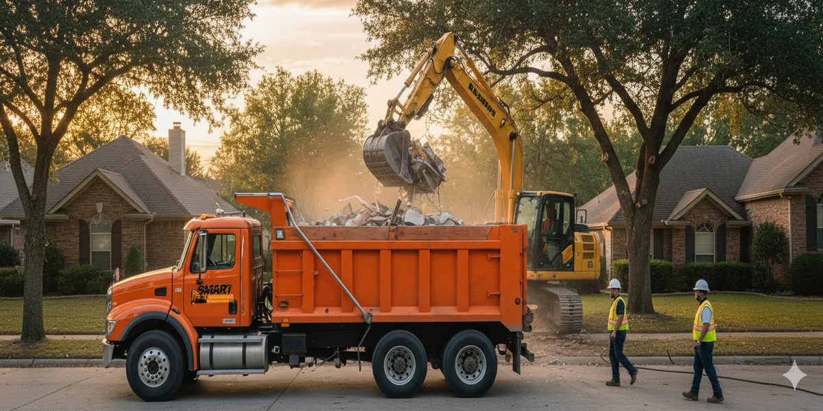 Portada de servicio Hauling